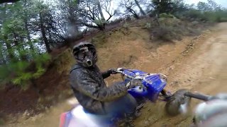 YFZ450 and Raptor 700 four wheeler riding up trail 17 ** The Chute ** Trail Blogger