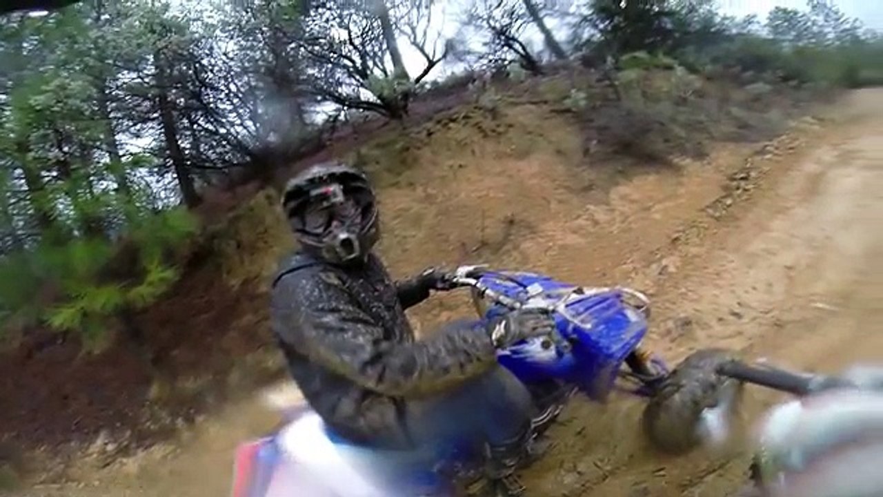 YFZ450 and Raptor 700 four wheeler riding up trail 17 ** The Chute ** Trail Blogger