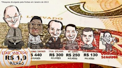 FORBES LISTA OS PASTORES MAIS RICOS DO BRASIL