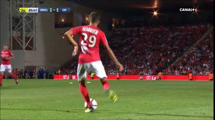 Renaud Ripart goal - Nimes [3]-1 Marseille