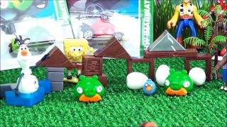 Angry Birds funny Angry Eggs #16 Kinder surprise egg toy opening EPIC fun (SC
