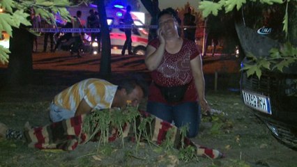 Kazada ölen karısının başında 'Sevgi kurban olurum ne olur uyan' diye feryat etti