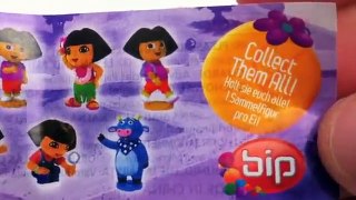3 DORA THE EXPLORER Toy Kinder Surprise Eggs Unboxing gift Chocolate toy Dora la explorado