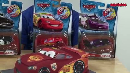 Disney Pixar Cars Egg Surprise CAKE Opening Video For Kids + Lightning McQueen Colour Chan
