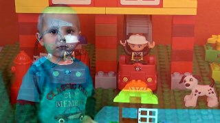 Lego пожарные и малыш Даник Развивающее видео для детей Lego Duplo