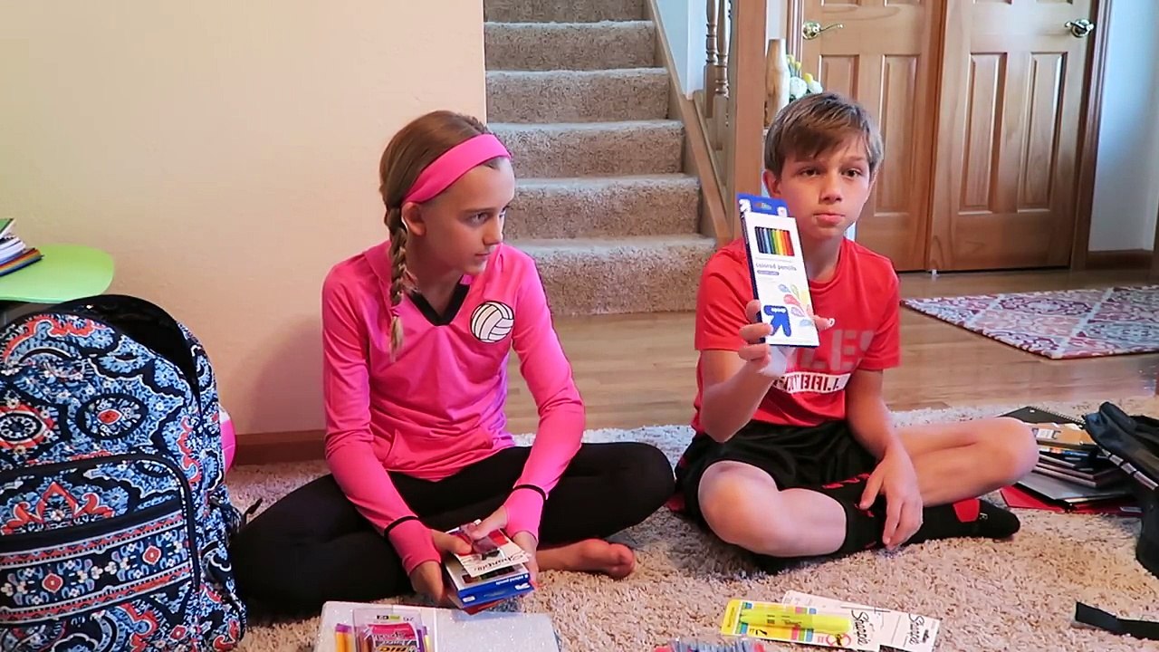 WHATS IN OUR BACKPACKS new SCHOOL SUPPLIES HAUL