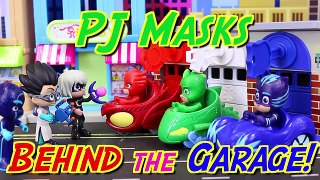 PJ Masks Gekko Finding Catboy and Owlette in the Lock N Roll Garage