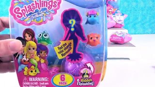 Splashlings Color Change Wave 2 Blind Bag Toys Shell Opening Toy Review | PSToyReviews