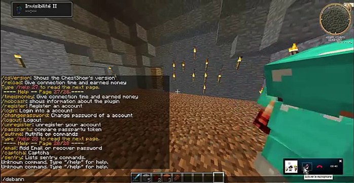 Gros rageux sur minecraft!