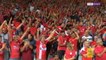 Scenes as Nimes score its first home goal in top flight after 25 years
