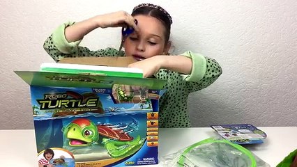 ИНТЕРАКТИВНЫЕ РОБО ЧЕРЕПАШКИ TMNT ROBO TURTLE от ZURU С БАССЕЙНОМ ДЛЯ ДЕТЕЙ. TURTLES IN TH