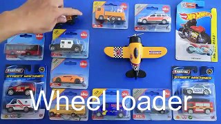 Learning Street Vehicles Names and Sounds for kids with Toys new Cars and Trucks