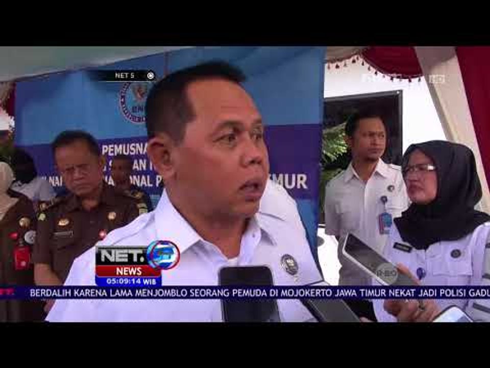 BNN Musnahkan 10 Kg Narkoba-NET5