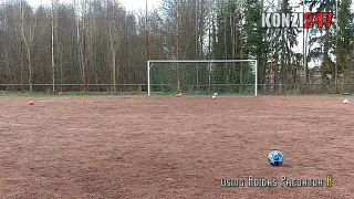 AWESOME Curve Free Kick | Bend it like Beckham | Test mit neuen Adidas Predator X