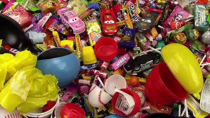 A lot of Surprise Eggs A lot of Candy Minions Disney Cars & More