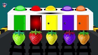 Learning Colours With STRAWBERRY COLORS Videos | Learn Color Educational Nursery Rhymes