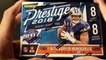 2018 Panini Prestige NFL Football trading cards. Super Bowl Champion Quarterback hit.