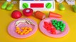 Soup Cooking kitchen toy with velcro and playdoh toy cutting vegetables peas corn tomato p