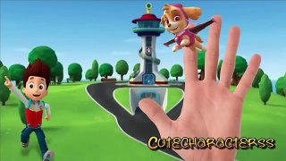 Paw Patrol Finger Family Paw Patrol singing and cartoons introducing fingers