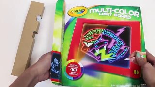 Crayola Multi Color Light Board Arts & Crafts Playset!