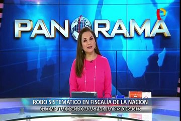 Fiscalía de la Nación: 67 computadoras robadas y no hay responsables