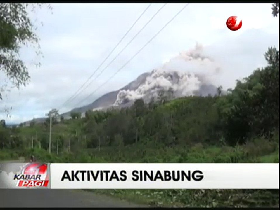 Aktivitas Gempa Gunung Sinabung Meningkat