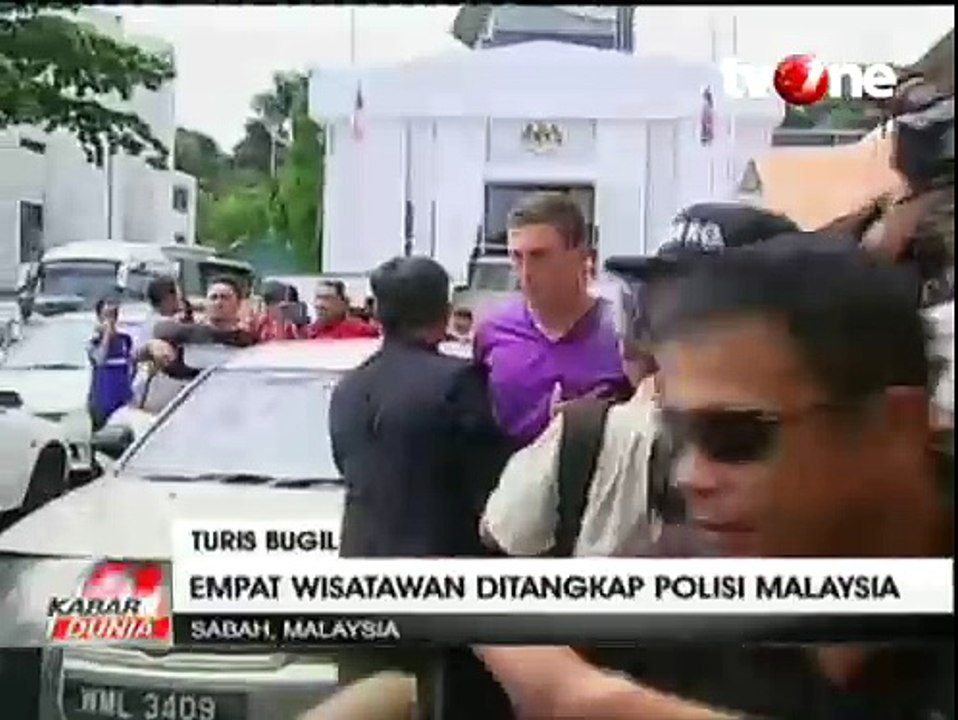 Polisi Malaysia Tangkap 4 Turis yang Bugil di Puncak Kinabalu