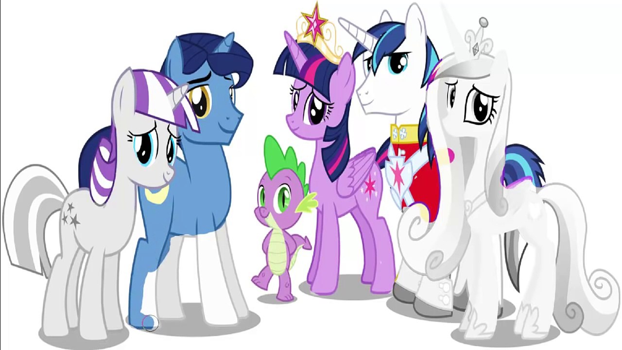 ✿ My Little Pony: Twilight Sparkles Family Mlp Coloring Book For Kids Coloring Pages FIM H
