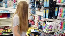 5 MiNUTE Dollar Store BACK TO SCHOOL Challenge / JustJordan33