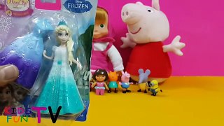 Disney Princess Frozen Magic Clip Anna Elsa Snow White Dora Peppa Pig Маша и Медведь Cars