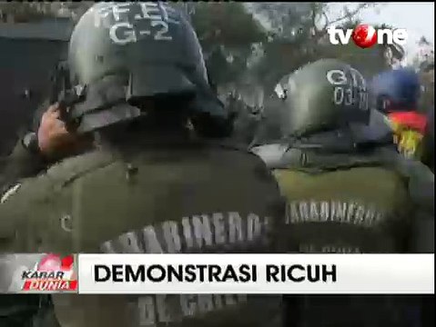 Tuntut Reformasi Pendidikan, Polisi dan Demonstran Bentrok
