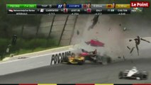 Le crash de Robert Wickens en Indycar