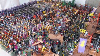 Playmobil Knights in Attack Part 4 Fight Diorama Playmobil Ritter im Angriff der Kampf