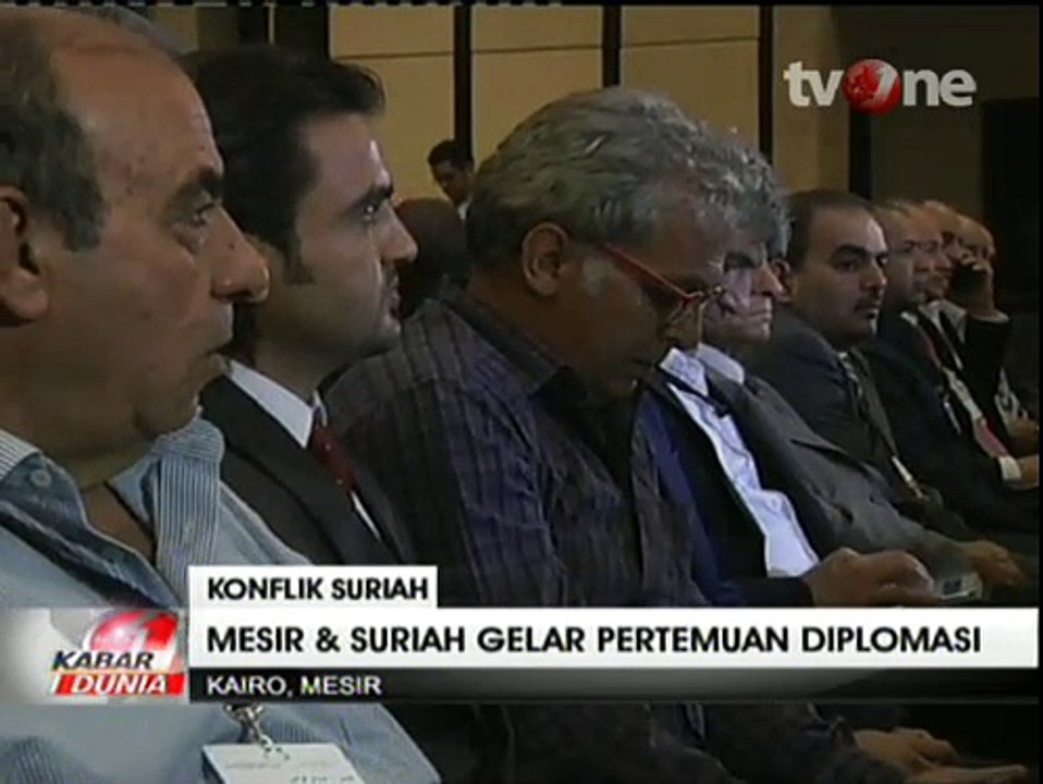Bahas Konflik Suriah, 2 Negara Bertemu di Mesir