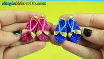 DIY Miniature Doll Shoes - For Barbie, Disney Princesses and Monster High - Easy Doll Crafts