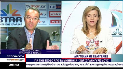 Σταικούρας: Να γιατί είναι θολή η έξοδος από τα μνημόνια