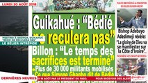 Le Titrologue du 20 Août 2018 / Hommage du Pdci à Bédié, Guikahué : 