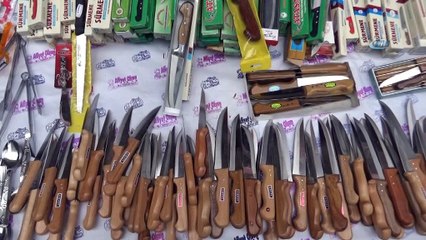 Bıçak bileyicilerinin bayram mesaisi