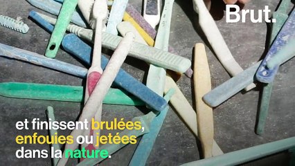 Pratique pour nous, la brosse à dents est pourtant problématique pour la planète