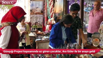 Günışığı Projesi kapsamında az gören çocuklar, Ara Güler ile bir araya geldi
