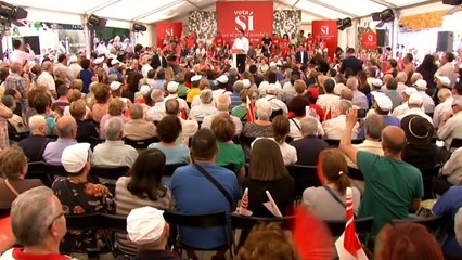 Sánchez criticando a Podemos por querer controlar RTVE