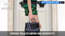 Versace Palazzo Empire Bag Versatility Black Leather | FashionTV | FTV