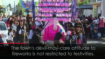 The Mexican town that lives and dies for fireworks