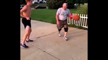 Jugando al basquet con papá