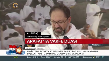 Arafat'ta vakfe duası