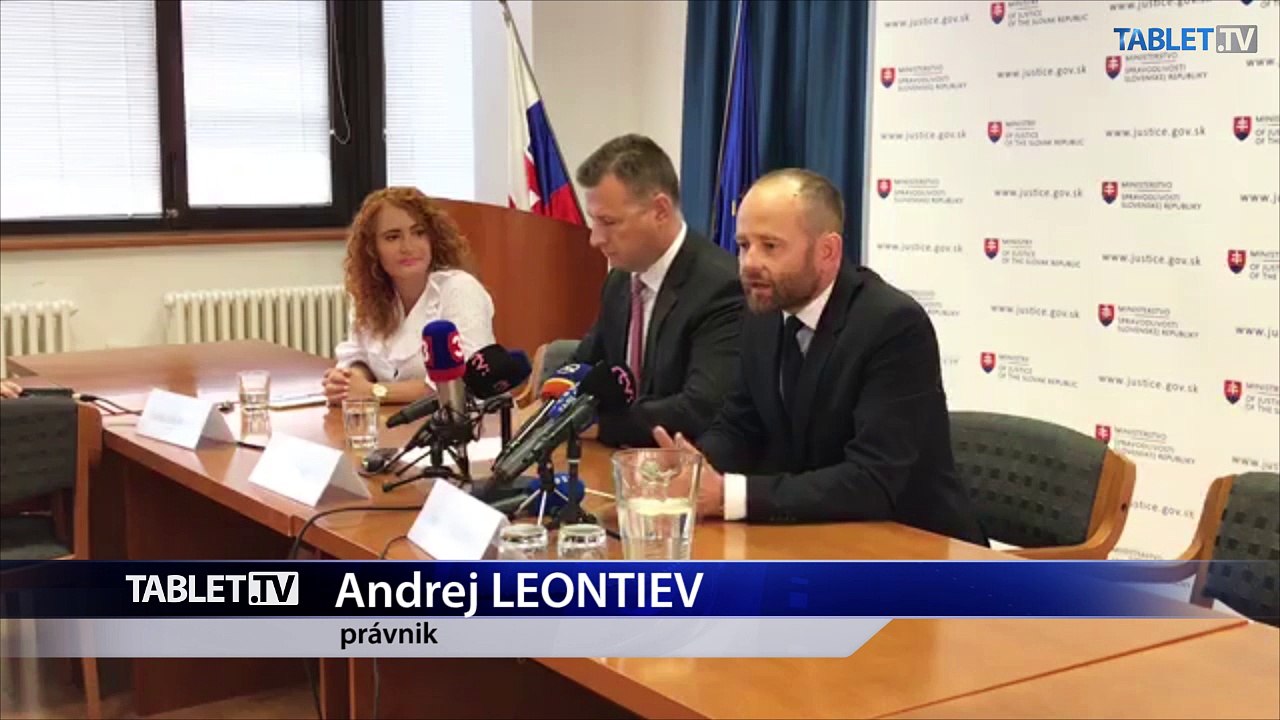 ZÁZNAM: TK ministra spravodlivosti SR Gábora Gála
