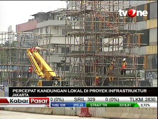Jokowi Minta Proyek Infrastruktur Gunakan Kandungan Lokal