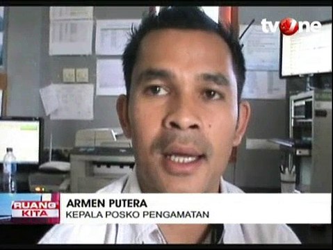 Aktivitas Gunung Sinabung Terus Meningkat