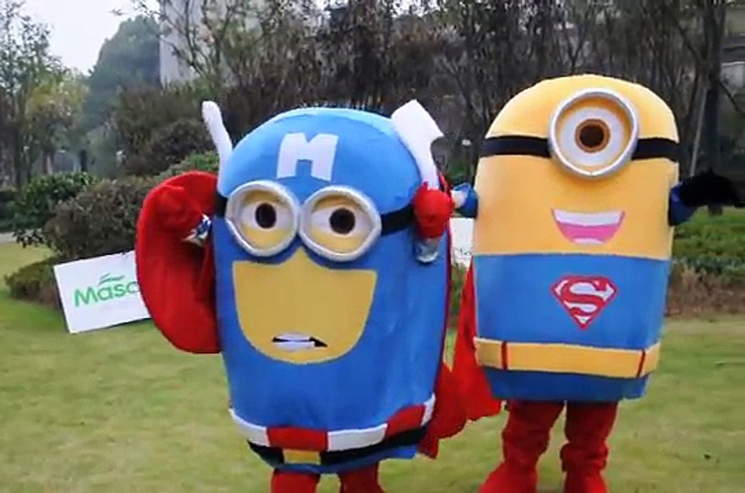 Captain American Minions and Superman Minions M...