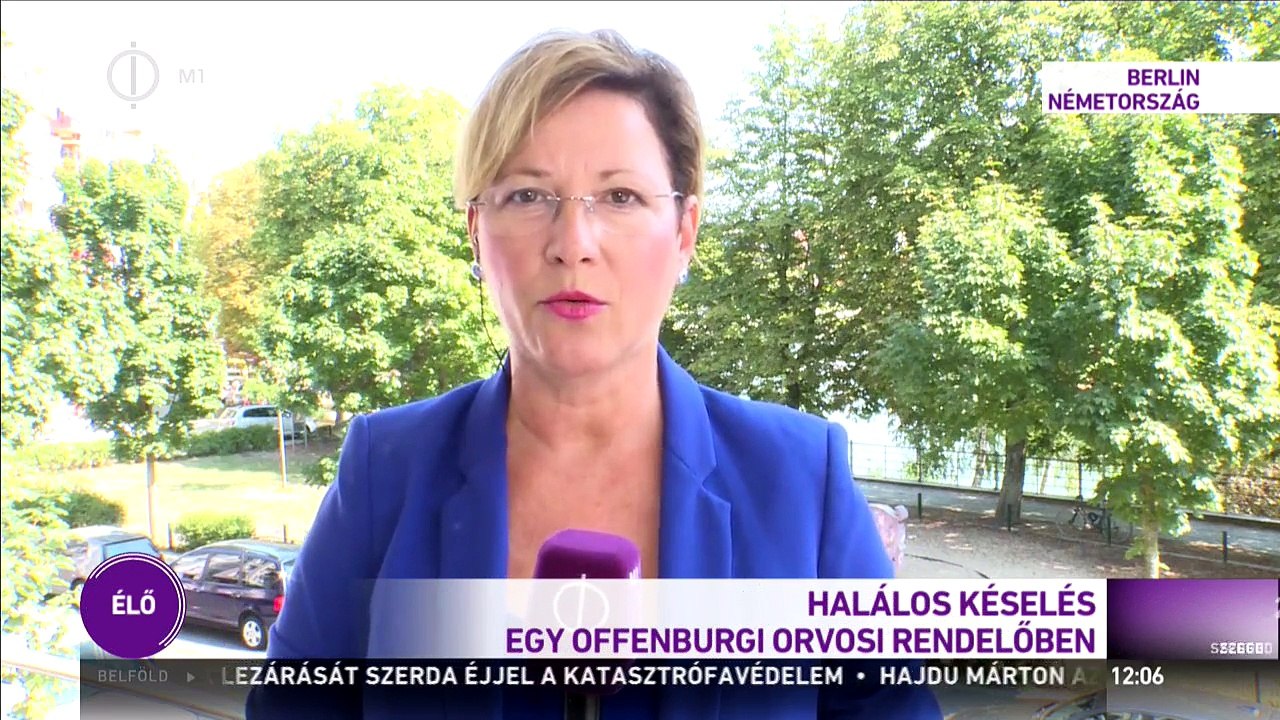 Halálos késelés egy offenburgi orvosi rendelőben